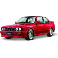 Bburago 21100 BMW M3 E30 1/24 - Piros Árengedmény